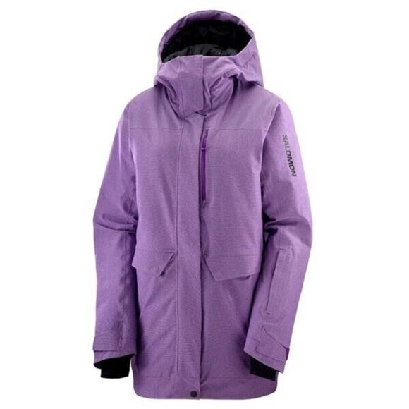 Salomon Stance Cargo Jacket Lavender Purple XL - Picture 1 of 9